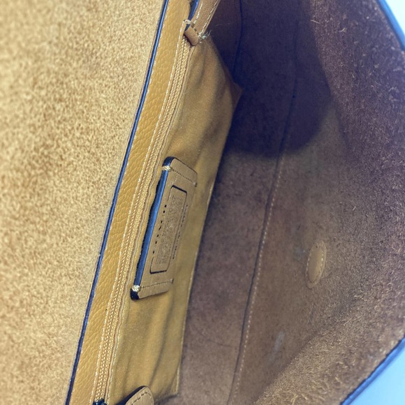 Coach F59723 Camel, pebbled leather crossbody bag - Picture 9 of 11